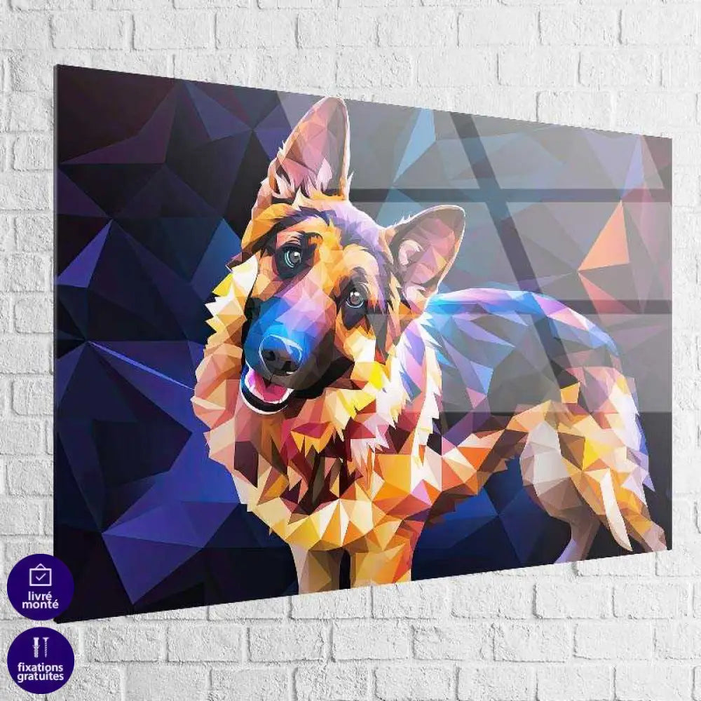 Tableau Chien | Le Berger Allemand Pop | Offre De Bienvenue -20% c