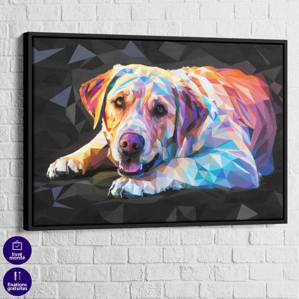 Tableau Chien | Le Labrador Pop | Offre De Bienvenue -20% c