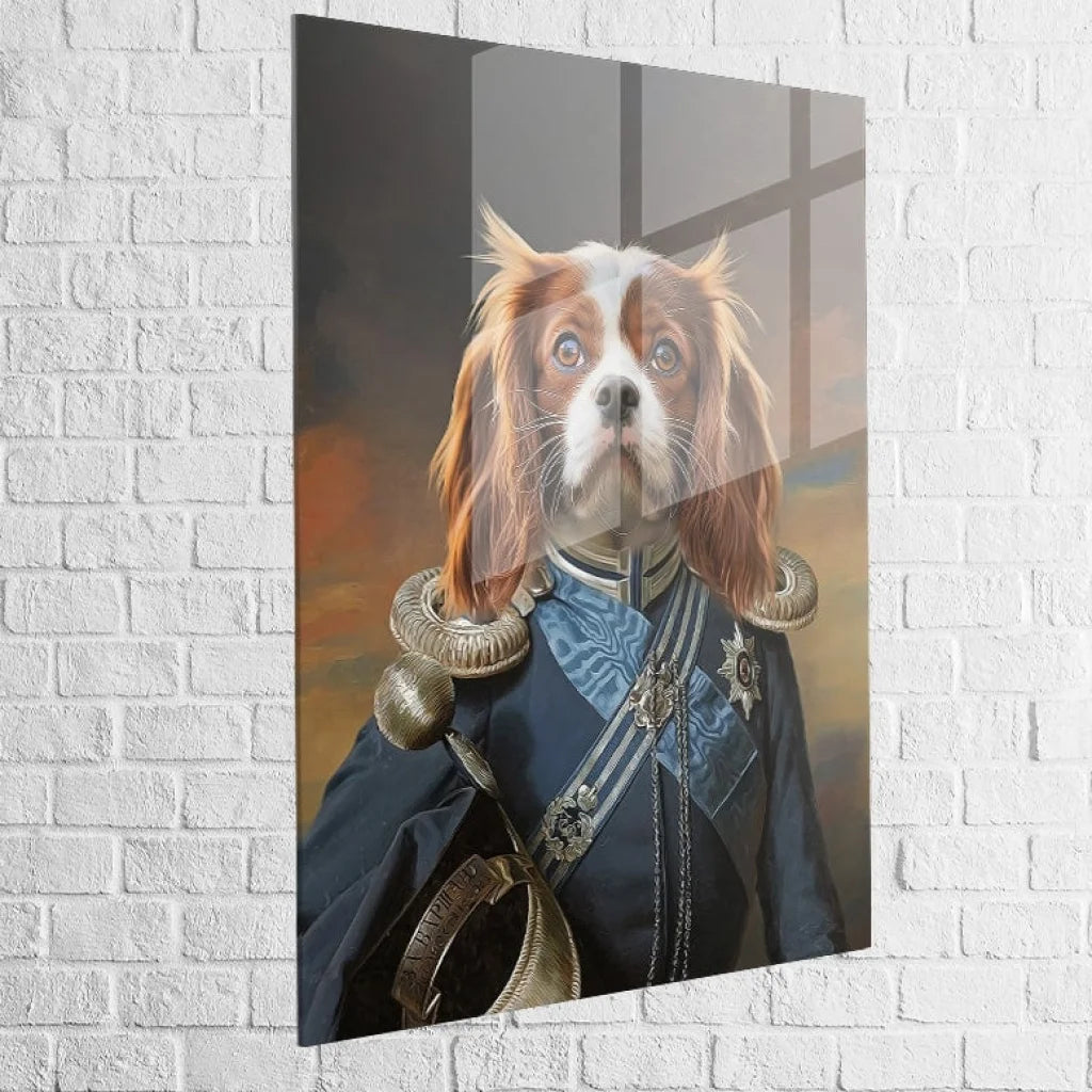 tableau mural chien personnalisé humour historique