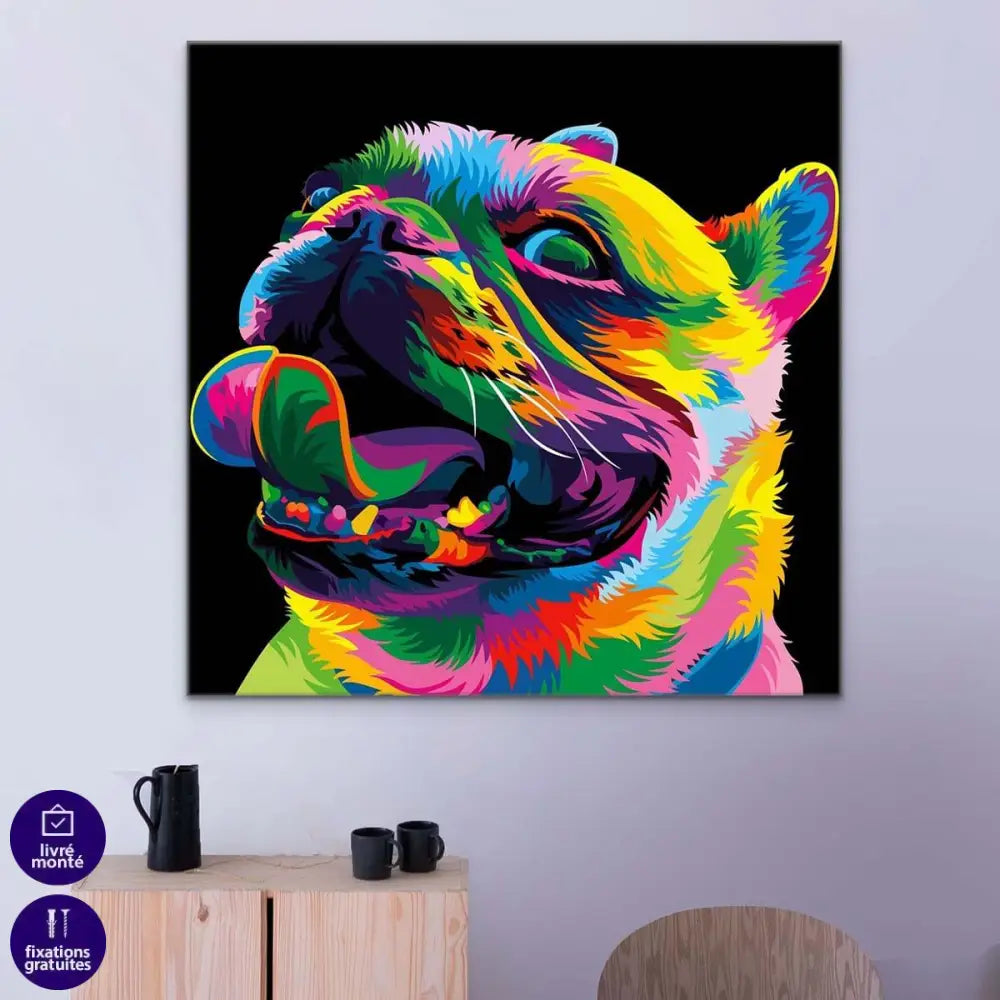 Tableau Chien Pop Art - Montableaudeco
