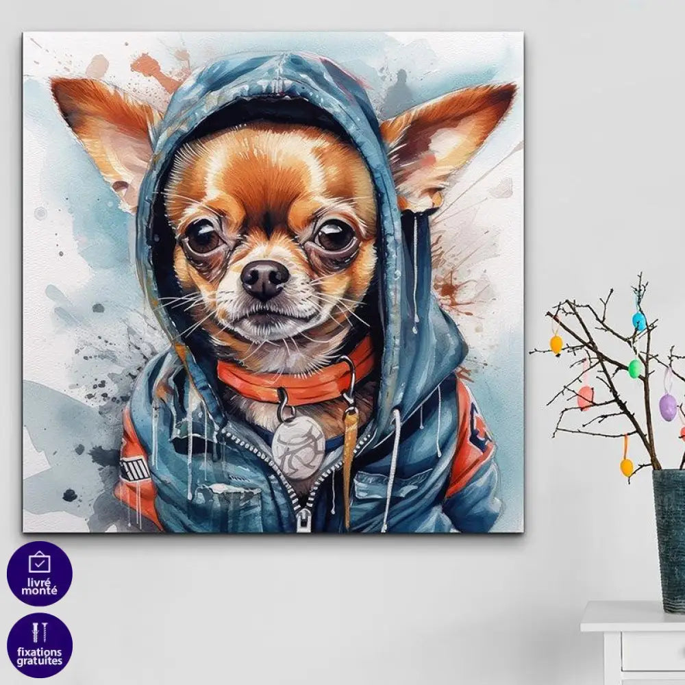 Tableau Chihuahua Mignon - Montableaudeco