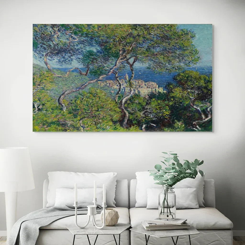 Toile artistique impressionniste Claude Monet déco intérieure
