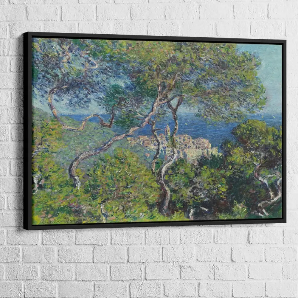 Tableau déco style impressionniste Claude Monet Méditerranée