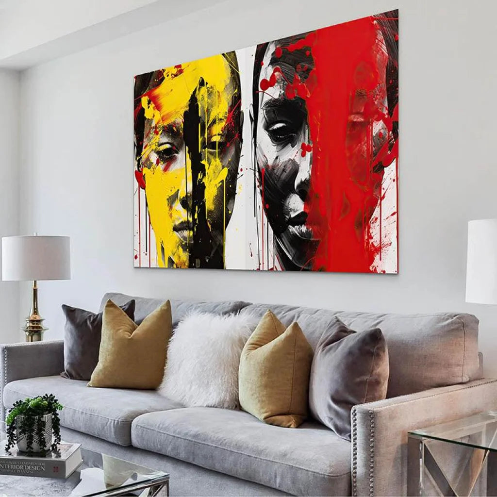 Tableau Contemporain Fusion Féminime - Montableaudeco