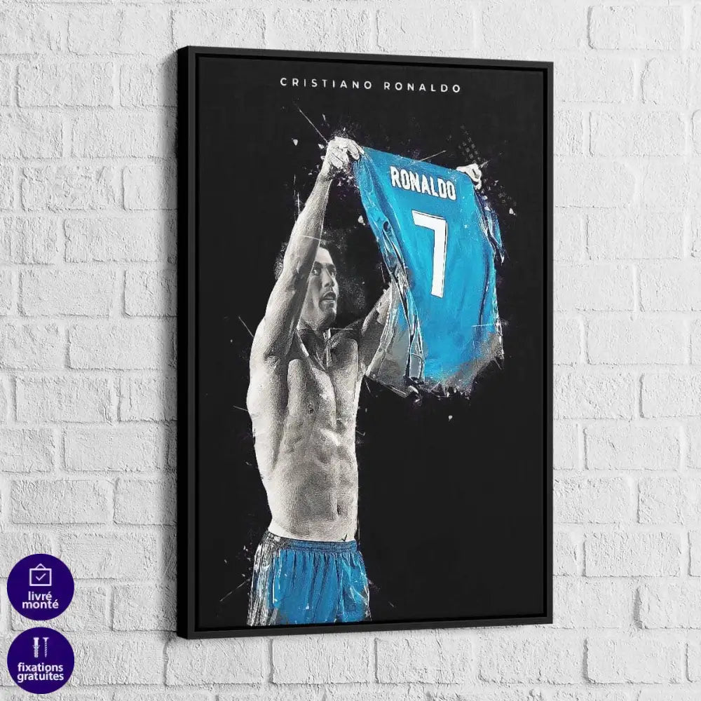 Tableau CR7 Légende - Montableaudeco