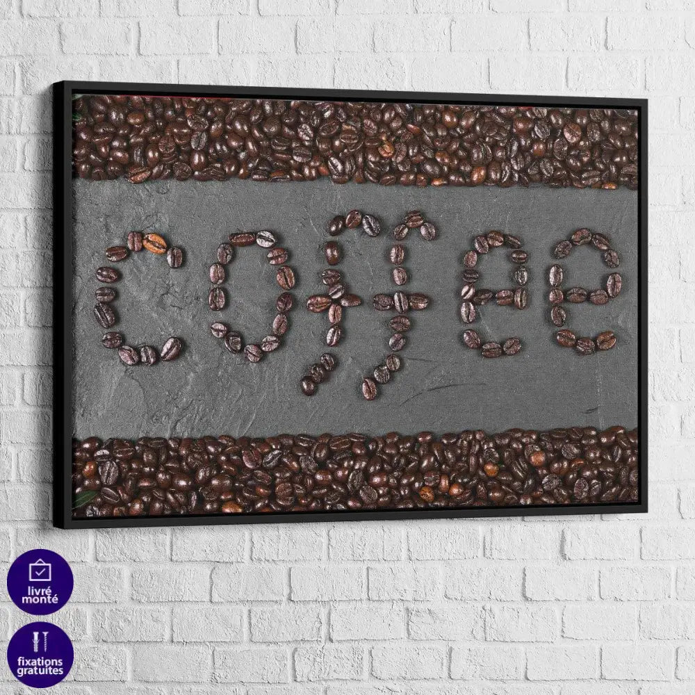 Tableau Cuisine Café Les Grains - Montableaudeco