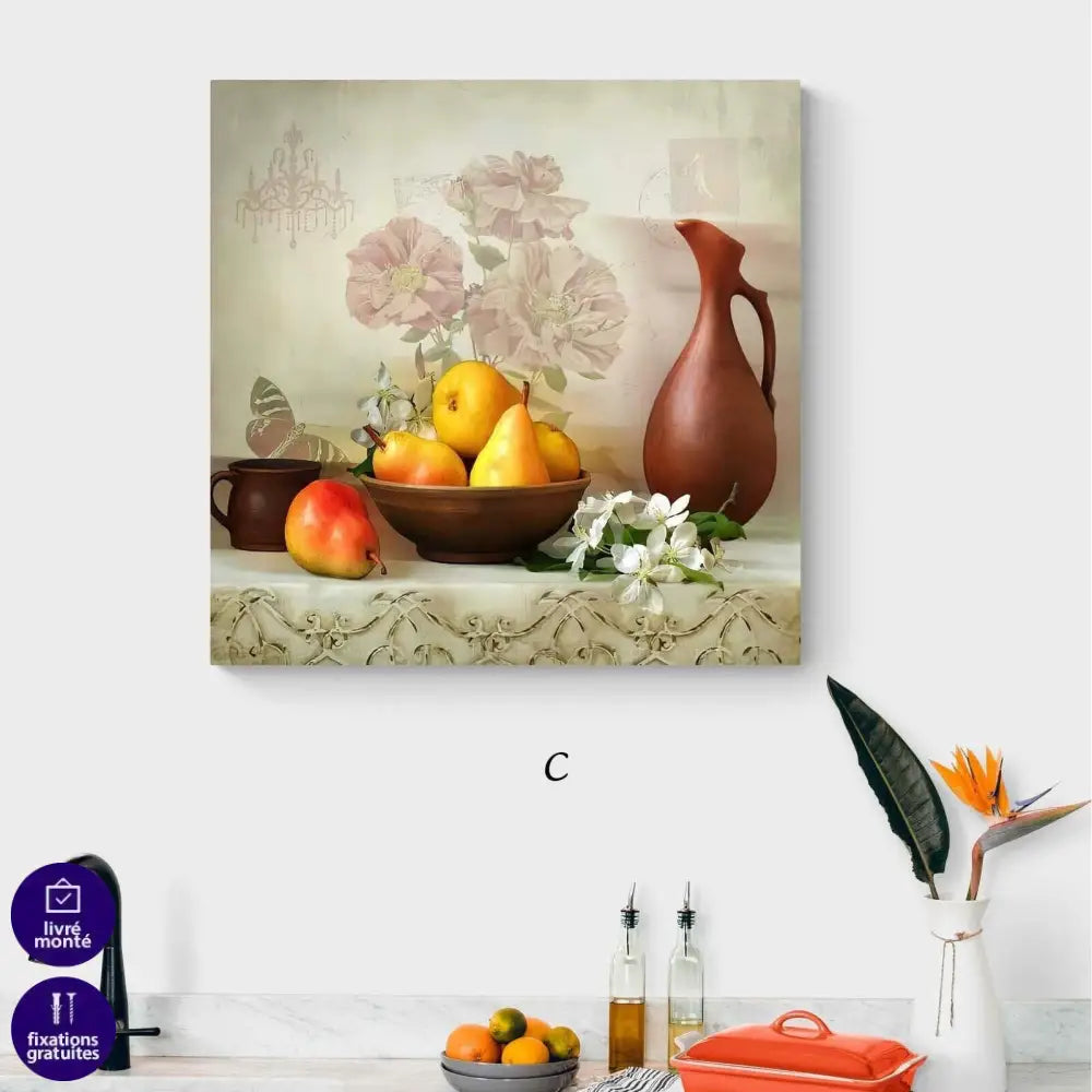 Tableau Cuisine Fruits Vintage - Montableaudeco