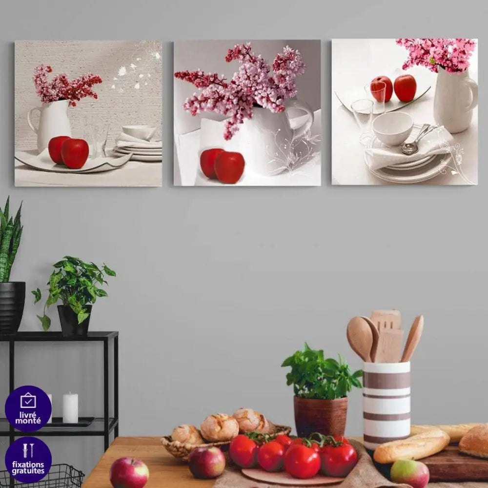 Tableau Cuisine Pomme Rouge - Montableaudeco