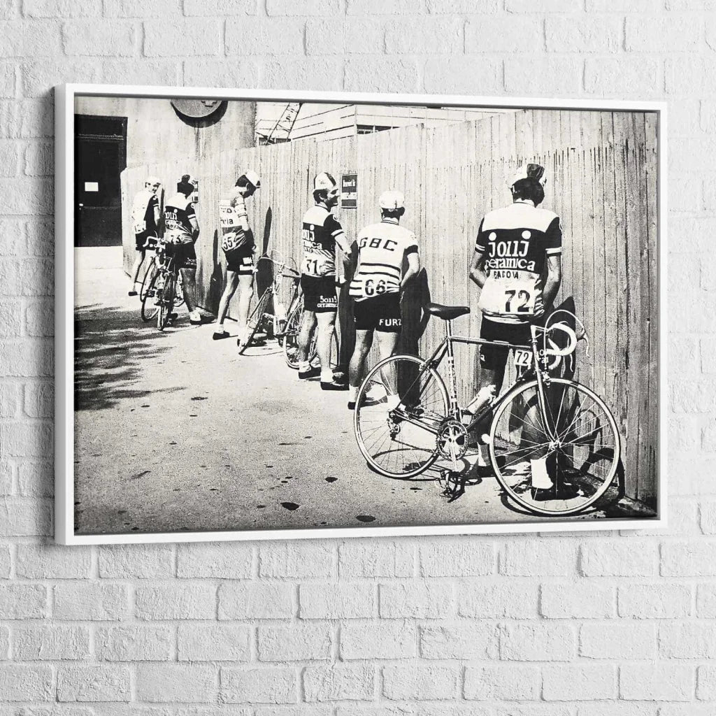 Tableau Cycliste Arrêt du Tour - Montableaudeco