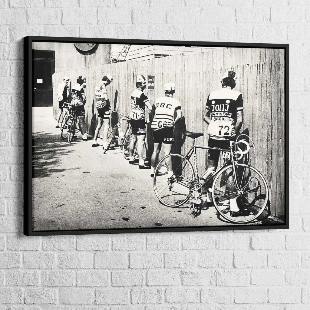 Tableau Cycliste Arrêt du Tour - Montableaudeco