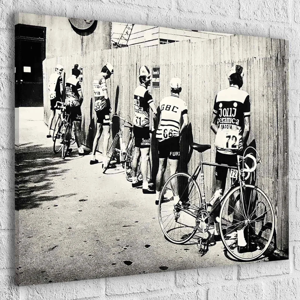 Tableau Cycliste Arrêt du Tour - Montableaudeco