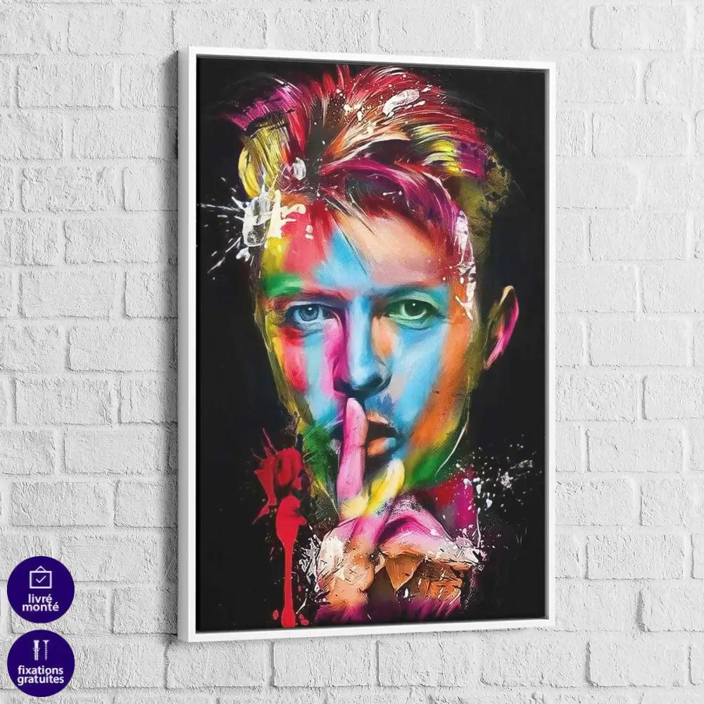Tableau David Bowie Le Portrait Pop - Montableaudeco