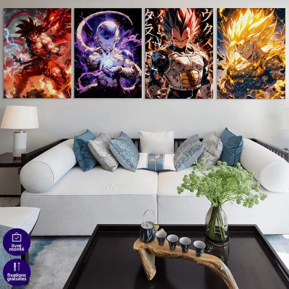 tableau dragon ball art collection à l’unité