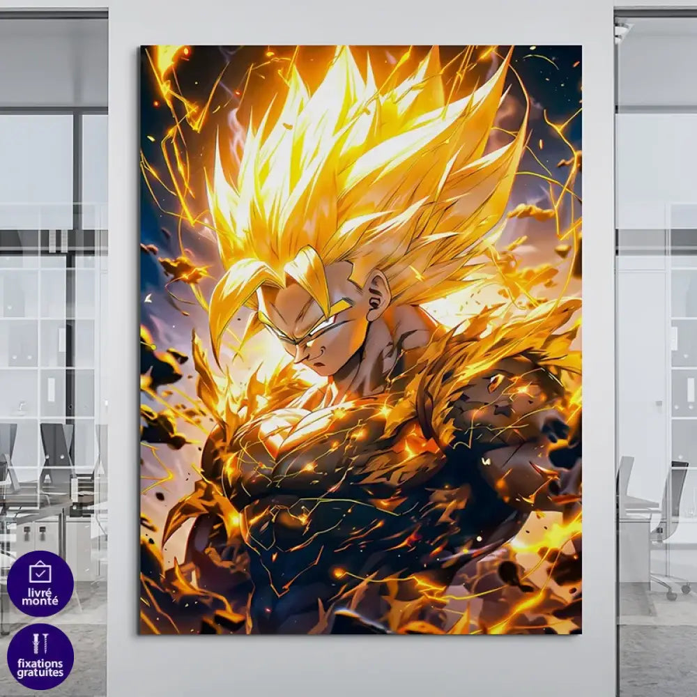 cadre dragon ball art collection moderne