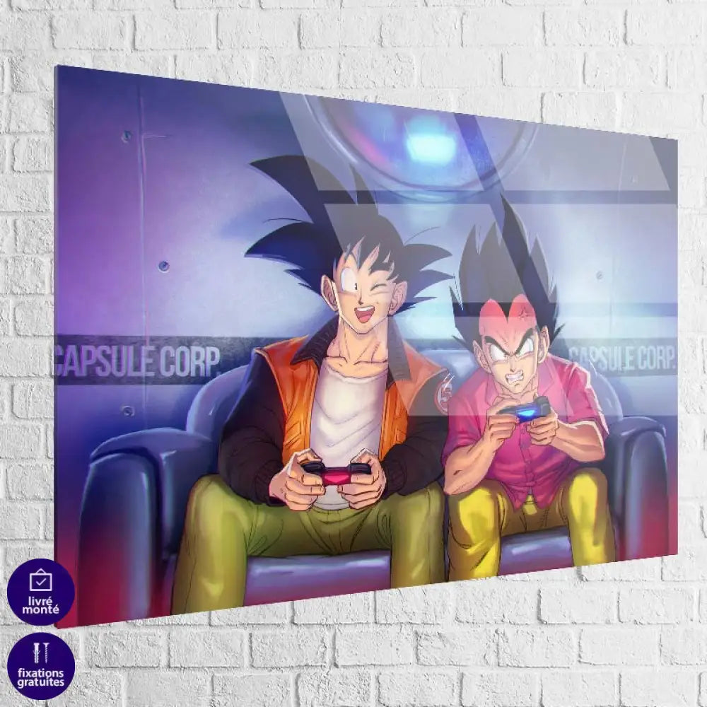 toile pop culture dragon ball humoristique game over