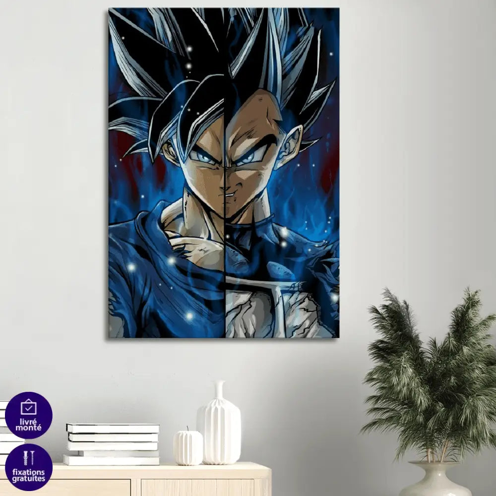 Tableau Dragon Ball Sangoku Vegeta - Montableaudeco