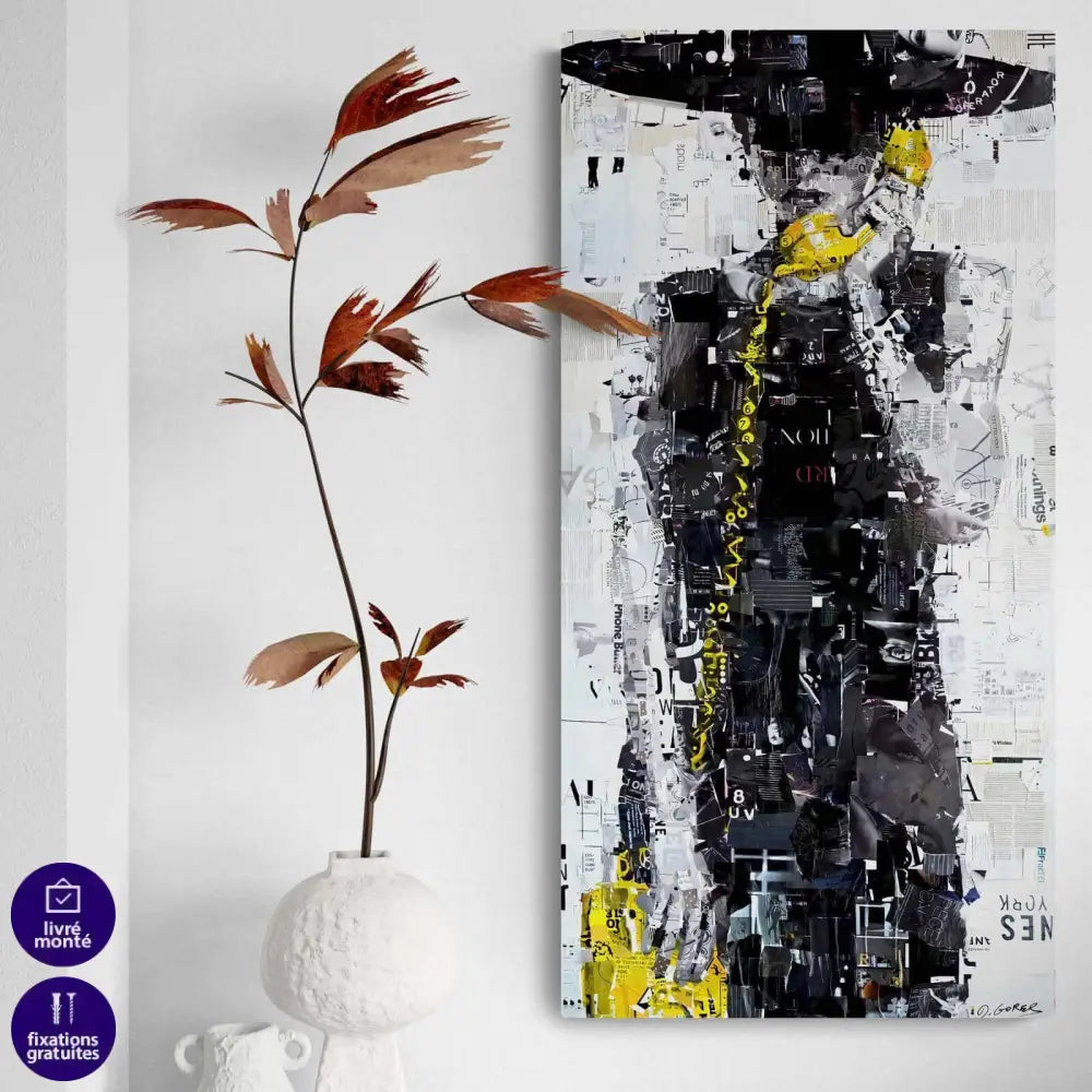 Tableau Fashion La Femme au Chapeau - Montableaudeco