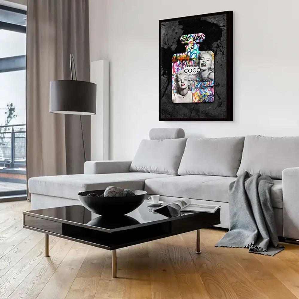 tableau art moderne marilyn street art