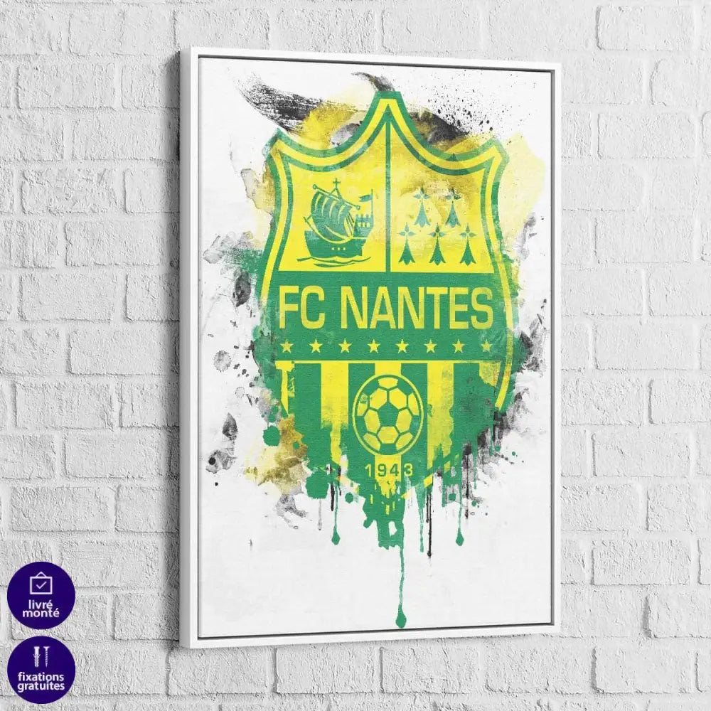 Tableau FC Nantes Graffiti - Montableaudeco
