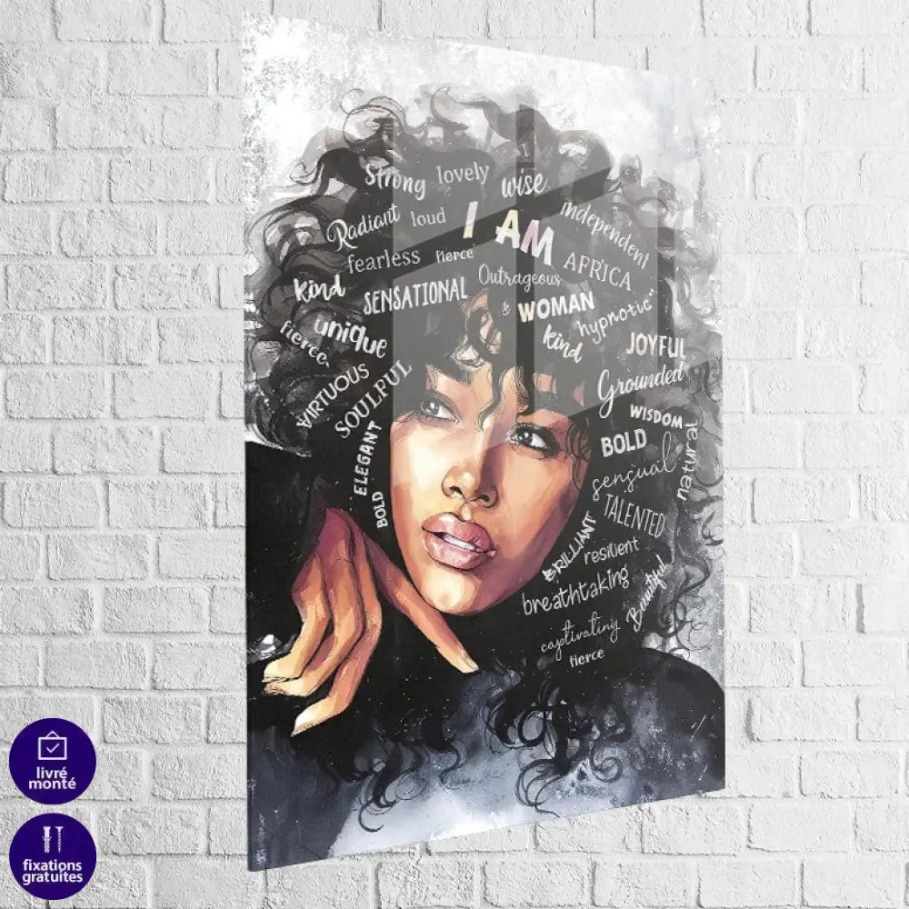 Tableau Femme Africaine Fière et Libre