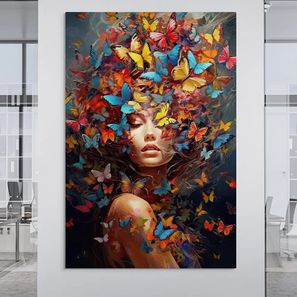 Tableau Femme Beauté Surréaliste 40x60cm / Affiche sans cadre Tableau Femme