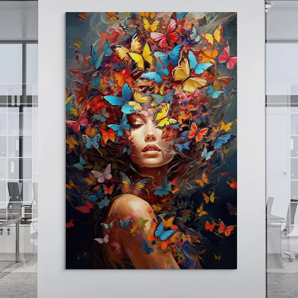 Tableau Femme Beauté Surréaliste 40x60cm / Affiche sans cadre Tableau Femme