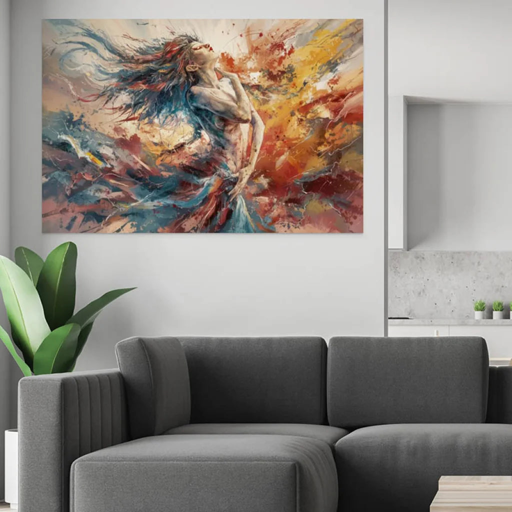 Tableau Femme | Le Souffle de Vie | Déco Tendance b