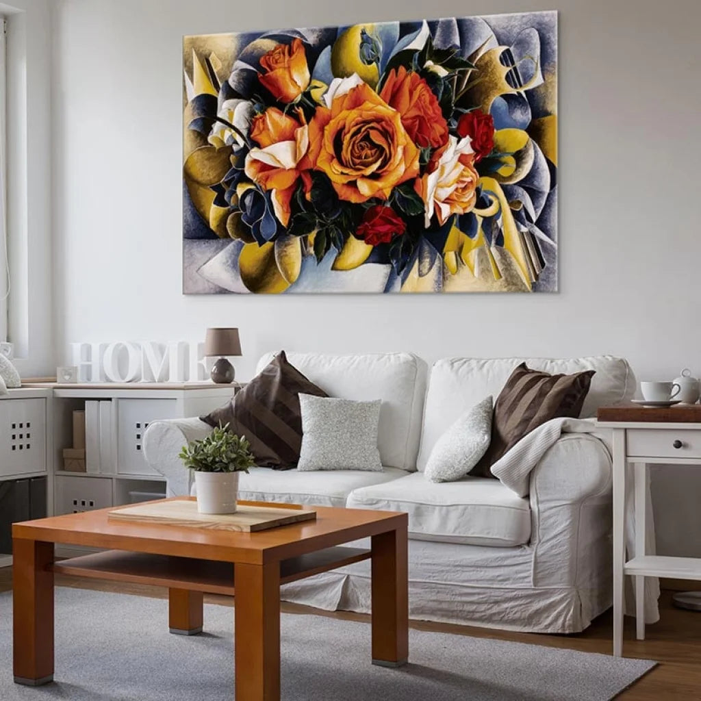 Tableau Fleur Carnaval de Roses Tableau Fleur