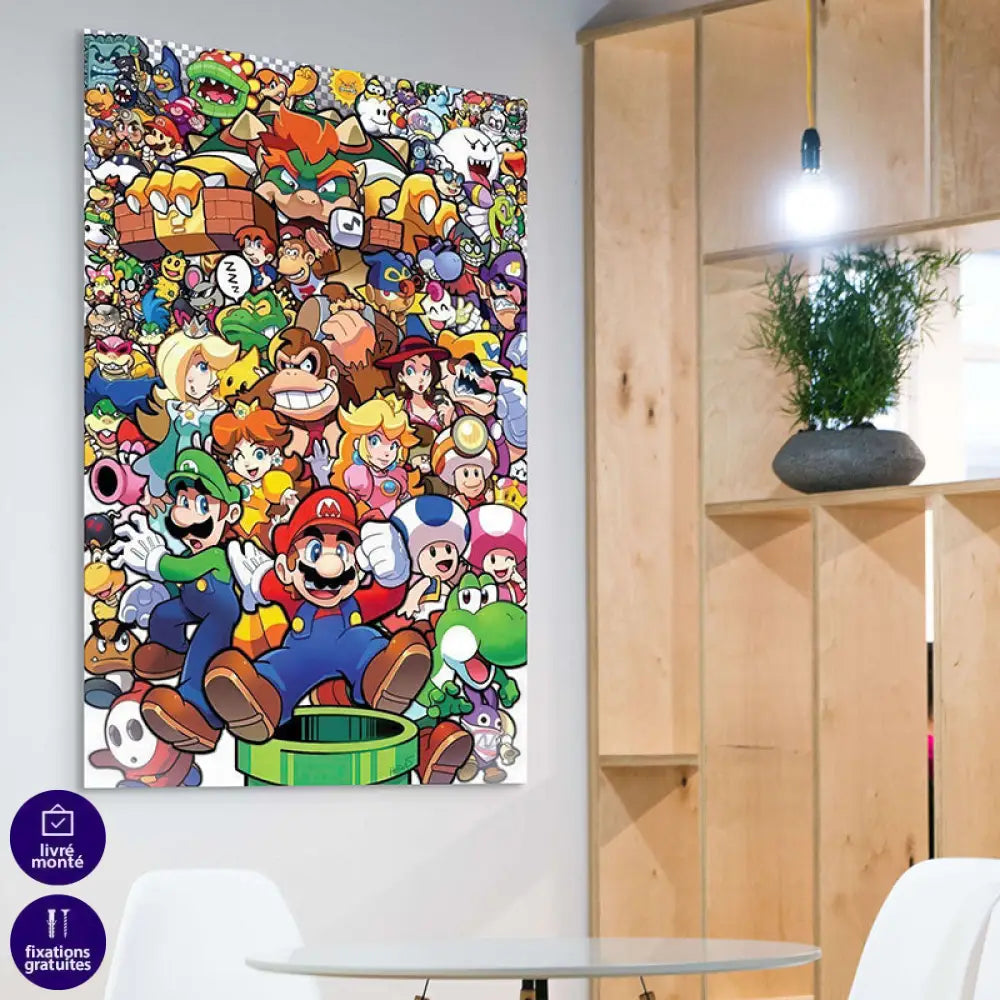 Tableau Gaming La Grande Famille de Mario B