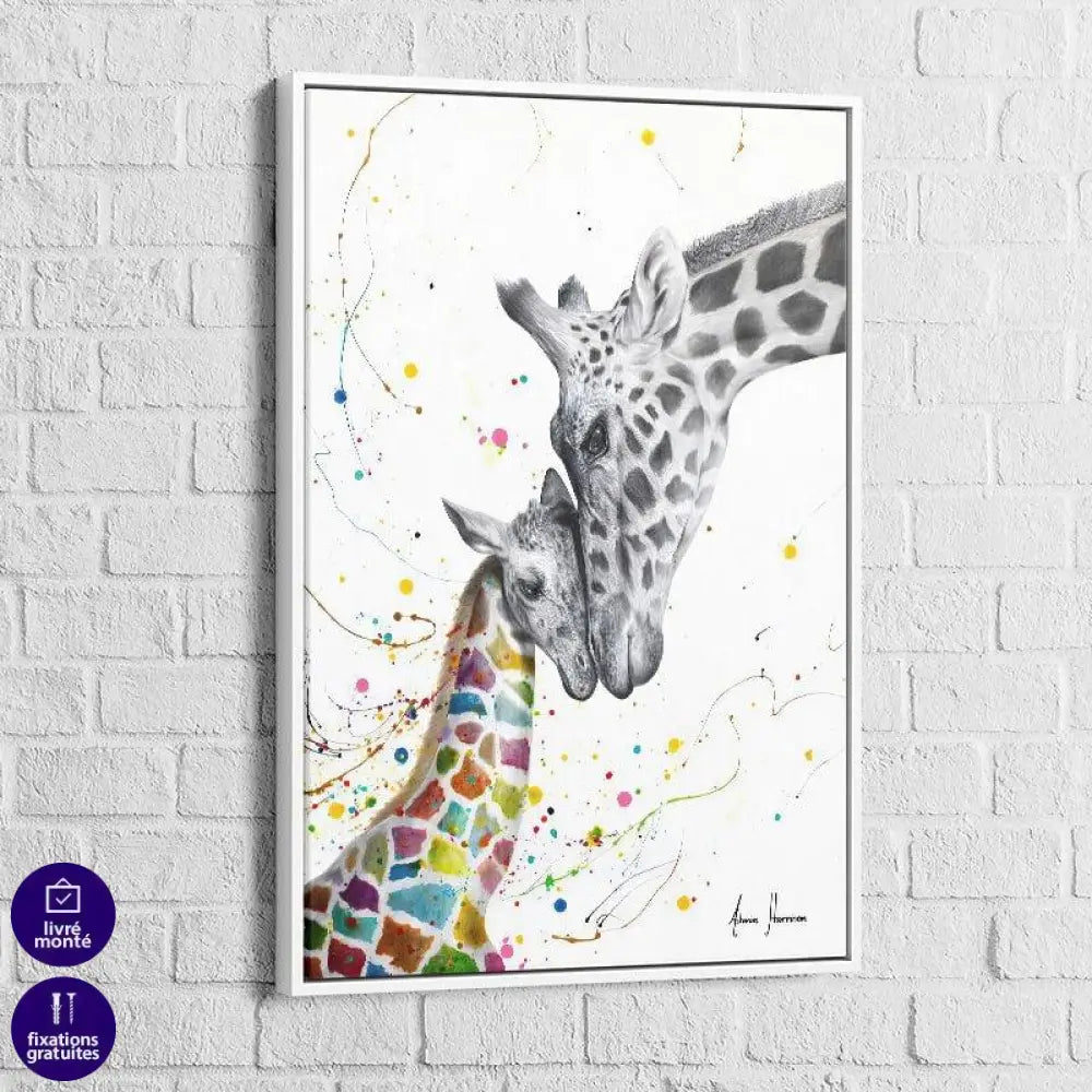 Tableau Girafe Moderne - Montableaudeco
