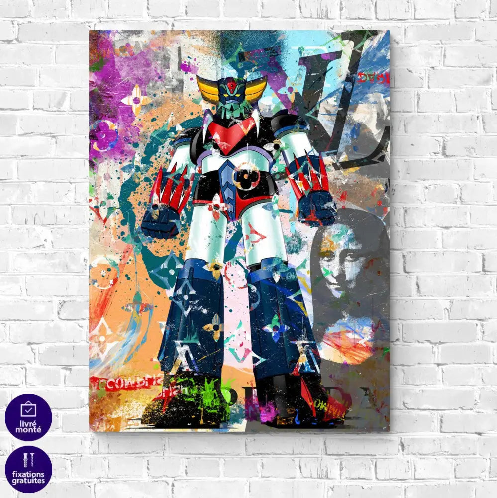 Tableau Goldorak et Fashion - Montableaudeco