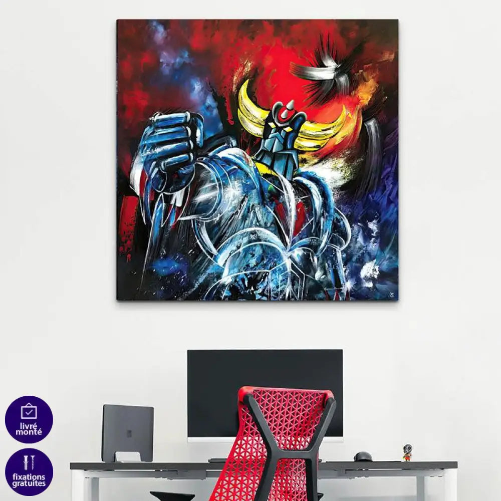 Tableau Goldorak Painter - Montableaudeco