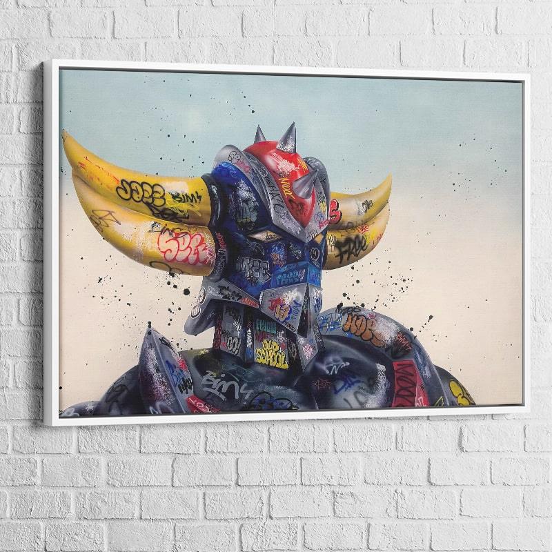 Tableau Goldorak Tags et Graffitis - Montableaudeco
