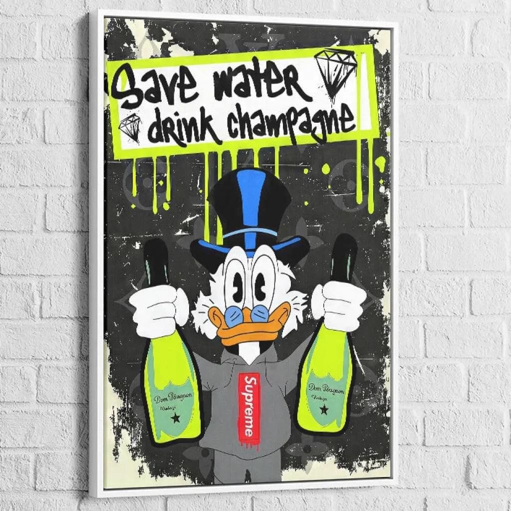 tableau cadre blanc – art mural humoristique