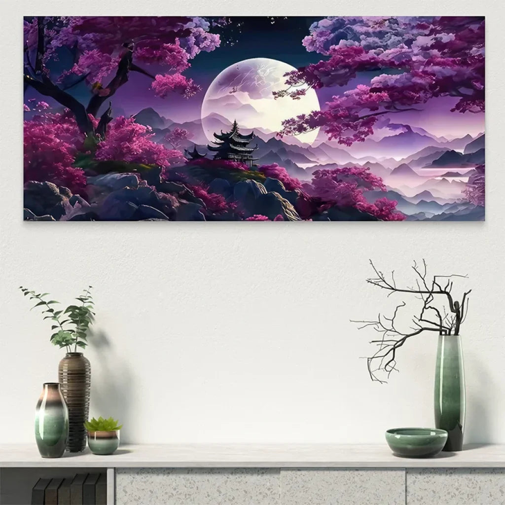Impression haute définition d’un tableau japonais poétique