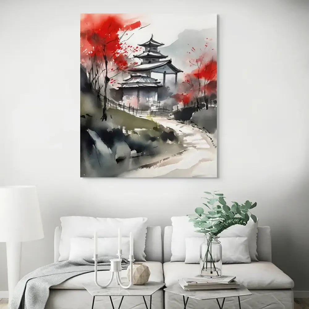 Tableau Japonais Tranquillité d’Automne Tableau Japonais