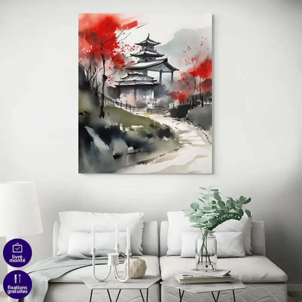 Tableau Japonais Tranquillité d’Automne Tableau Japonais