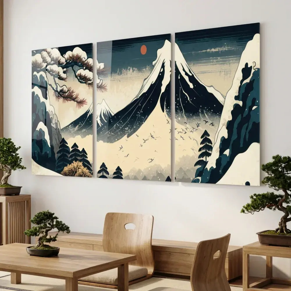 Japanese Style Art 3 parts