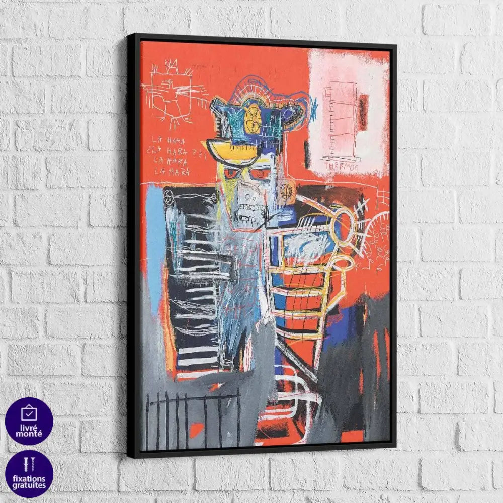 Tableau Jean Michel Basquiat La Hara - Montableaudeco