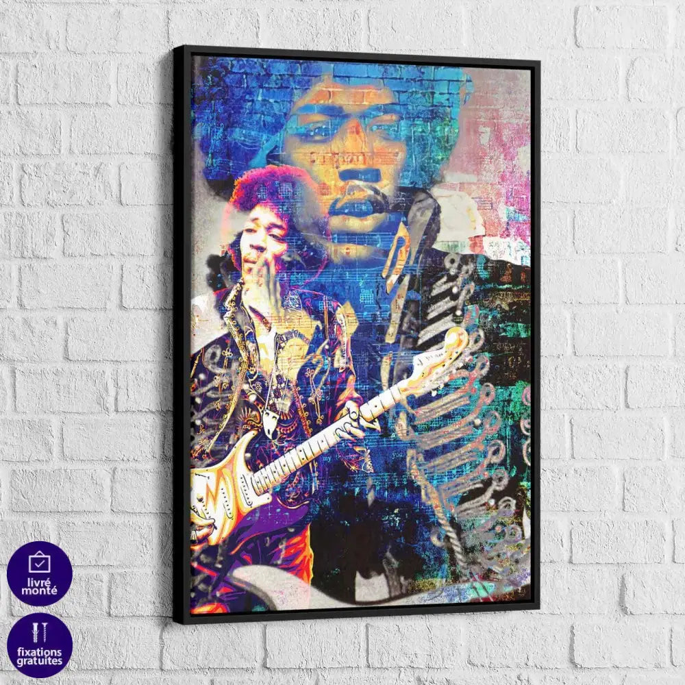 Tableau Jimi Hendrix Voodoo Child - Montableaudeco
