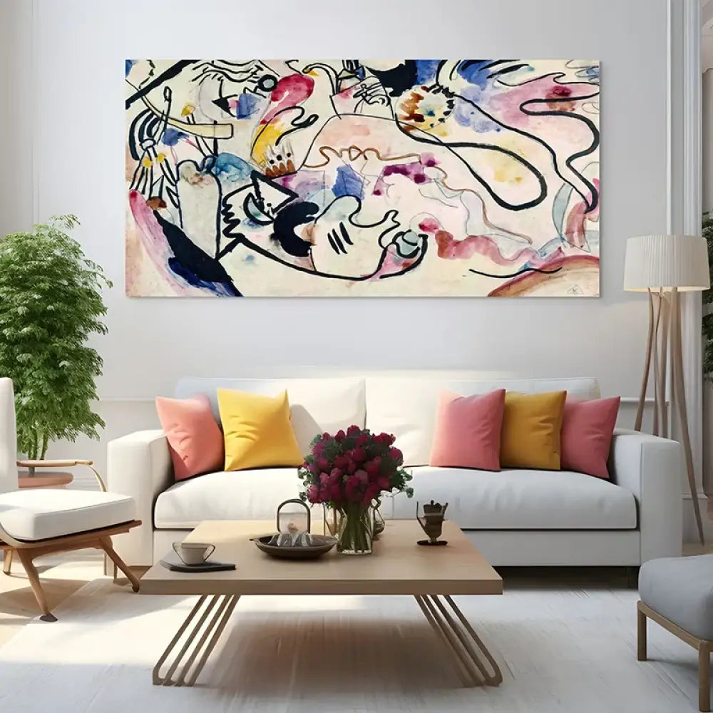 Toile tendue sur châssis, reproduction HD de l’aquarelle n°8