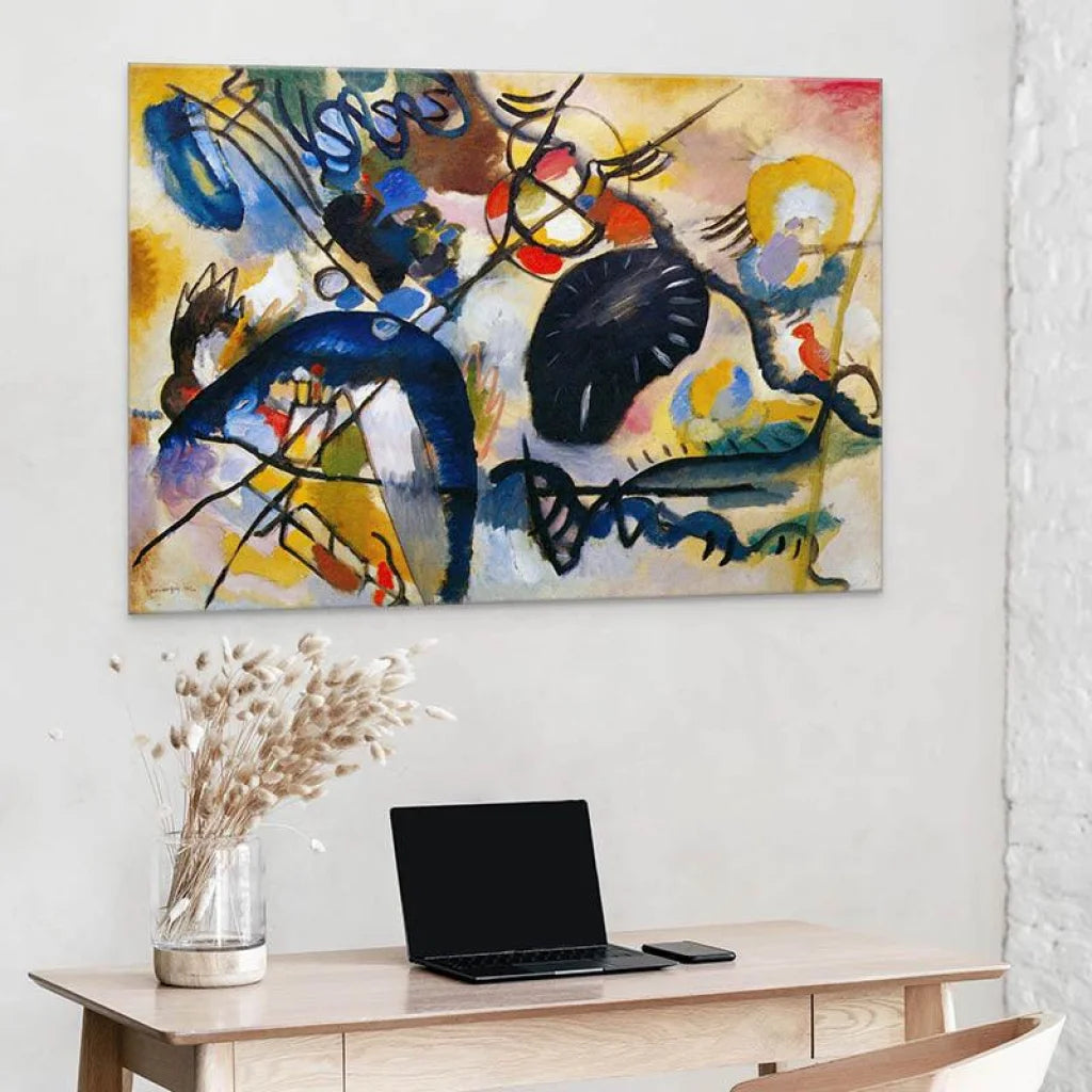 Tableau Kandisky | Black Spot | Les Promos et Livraison Gratuite b