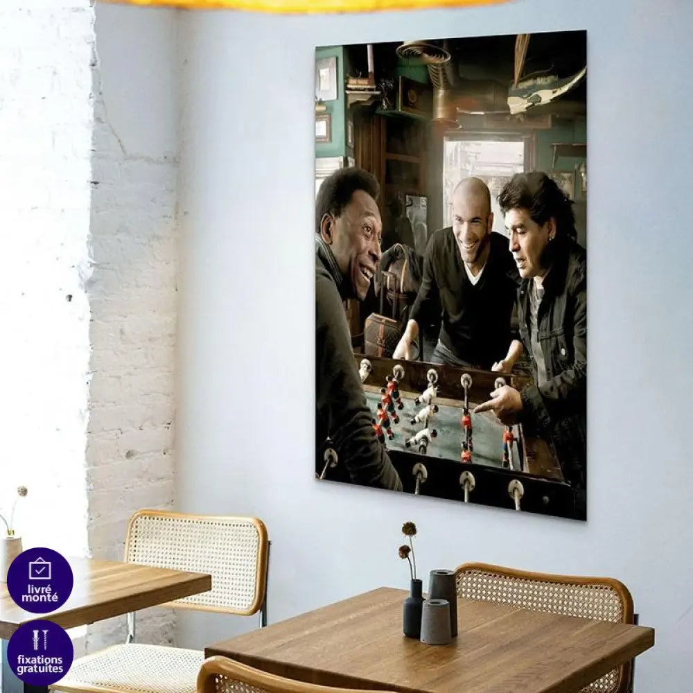 Tableau Légendes du Football - Montableaudeco