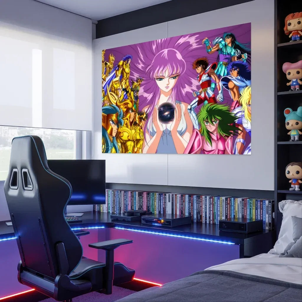 Décoration murale manga Les Chevaliers du Zodiaque