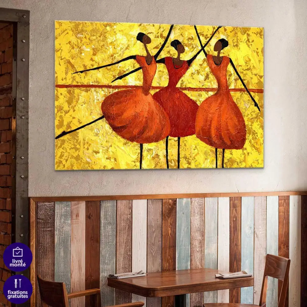 Tableau Les Danseuses Africaines - Montableaudeco