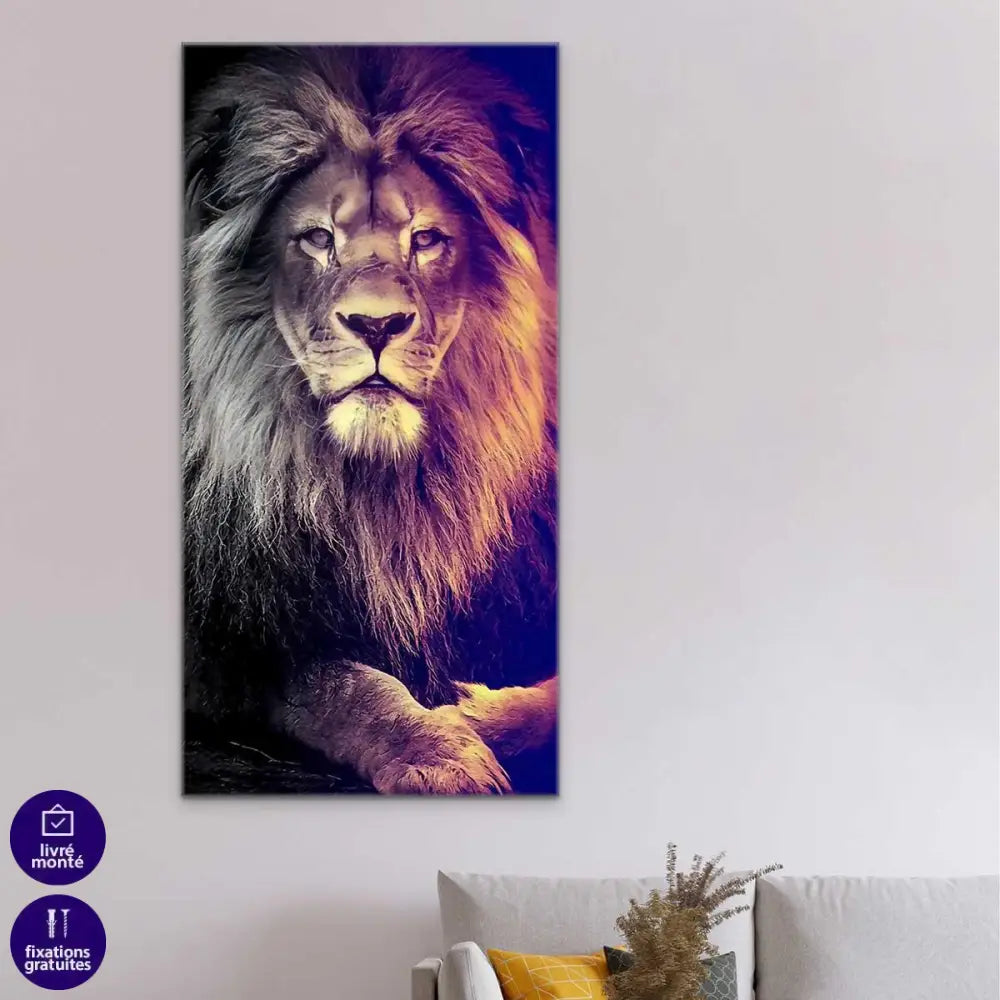 Tableau Lion Le Magnifique - Montableaudeco