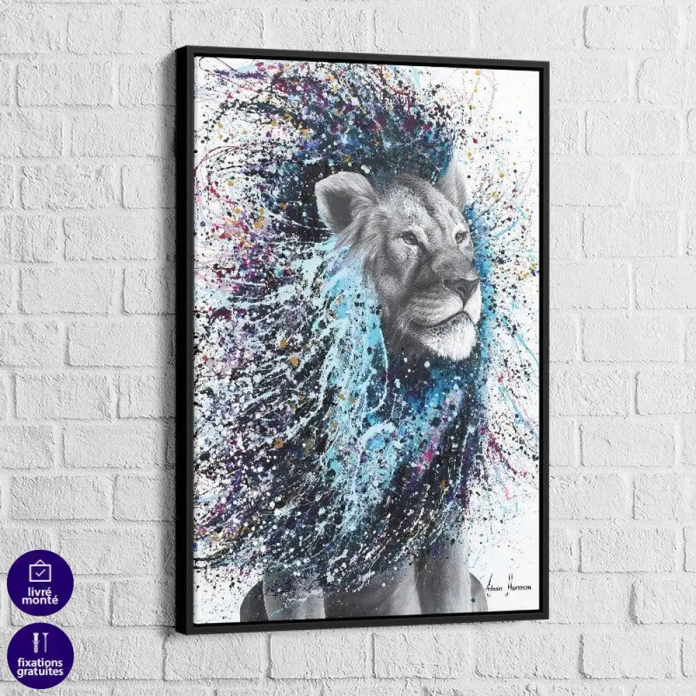 Tableau Lion Le Rêve - Montableaudeco