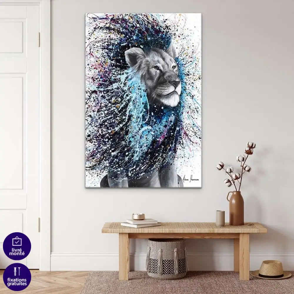 Tableau Lion Le Rêve - Montableaudeco