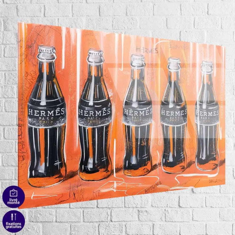 Tableau Luxe Hermès Cola 40x60cm / Plexiglas Tableau Luxe