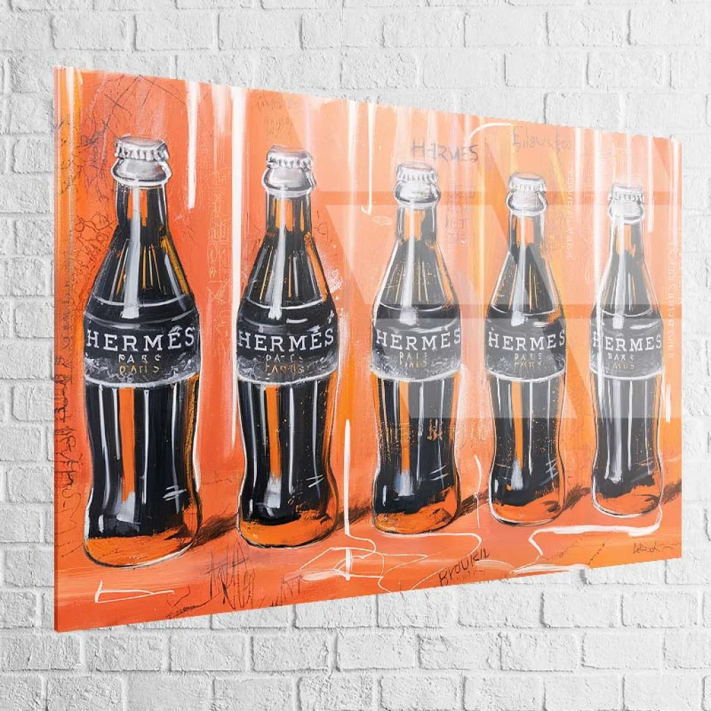 Tableau Luxe Hermès Cola 40x60cm / Plexiglas Tableau Luxe